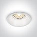 LED Spotlight White Circular Replaceable lamp 50W Die Cast One Light SKU:11105TG/W - Toplightco