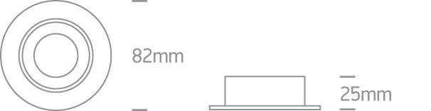 LED Spotlight White Circular Replaceable lamp 50W Aluminium One Light SKU:11105UA/W - Toplightco