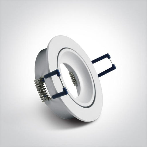 LED Spotlight White Circular Replaceable lamp 50W Aluminium One Light SKU:11105UA/W - Toplightco