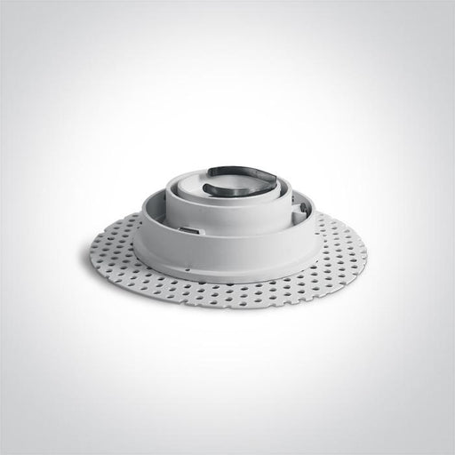 LED Spotlight White Circular Replaceable lamp 50W Die Cast One Light SKU:11105UTR/W - Toplightco