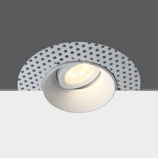 LED Spotlight White Circular Replaceable lamp 50W Die Cast One Light SKU:11105UTR/W - Toplightco