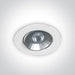 LED Spotlight Circular Warm White LED built in 345lm 6W Plastic One Light SKU:11106K/W - Toplightco