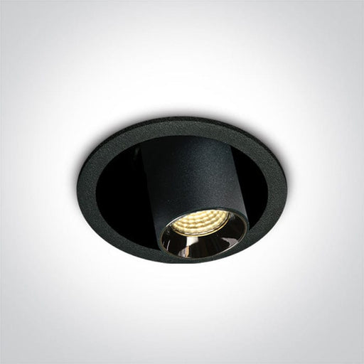 Black 6W Adjustable Low Glare recessed spotlight, IP20.

Complete with 135mA driver.

 One Light SKU:11106T/B/W