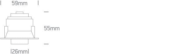 Black 6W Adjustable Low Glare recessed spotlight, IP20.

Complete with 135mA driver.

 One Light SKU:11106T/B/W