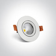 White Led 7w Cool White 60deg 230v Adjustable - Toplightco