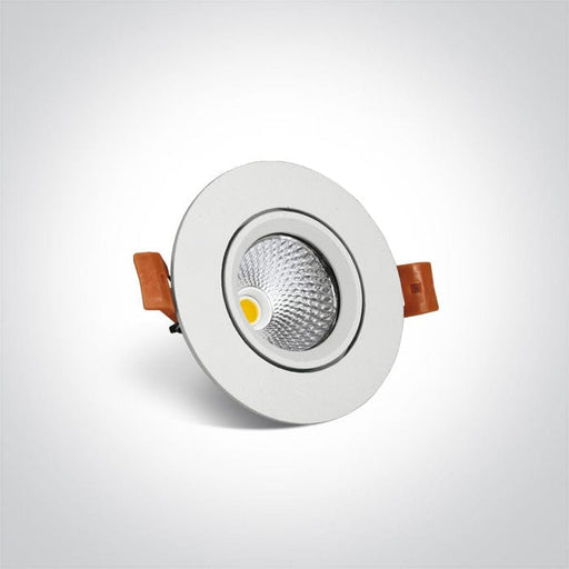 White Led 7w Cool White 60deg 230v Adjustable - Toplightco
