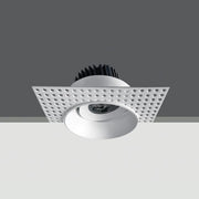 LED Spotlight White Rectangular Warm White LED Dimmable Outdoor 500lm Die Cast One Light SKU:11107BT/W/W - Toplightco