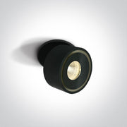 LED Spotlight Black Circular Warm White LED built in 600lm 8W Aluminium One Light SKU:11108LA/B/W - Toplightco