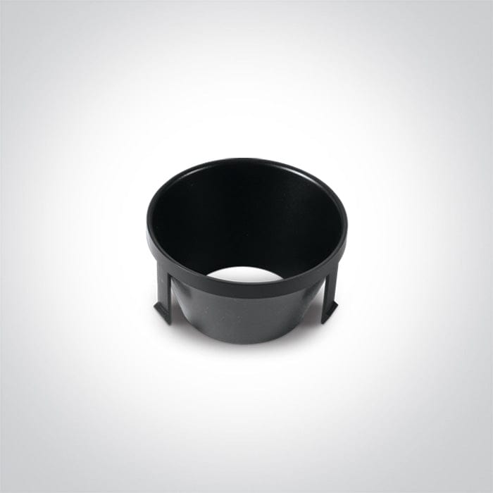 Recessed LED Spotlight Black Circular Warm White LED Dimmable 675lm Aluminium One Light SKU:11109B/B/W - Toplightco