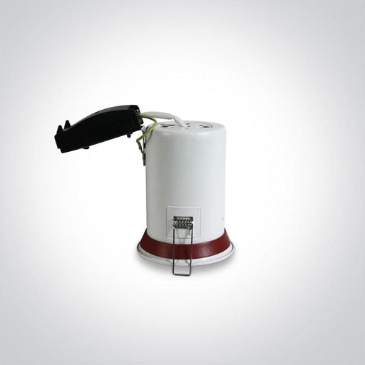 White Fire Rated Gu10 50w Dark Light Ip20 - Toplightco