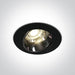 LED Downlight Black Circular Warm White LED built in 850lm 10W Die Cast One Light SKU:11110E/B/W - Toplightco