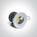 LED Spotlight White Circular Warm White LED 1100lm Die Cast One Light SKU:11112/W/W - Toplightco