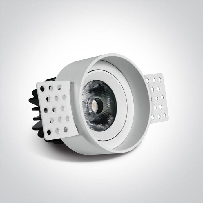 White Led 12w Warm White 700ma 38deg Trimless Dark Light Adjustable Spotlight SKU:11112T/W/W - Toplightco