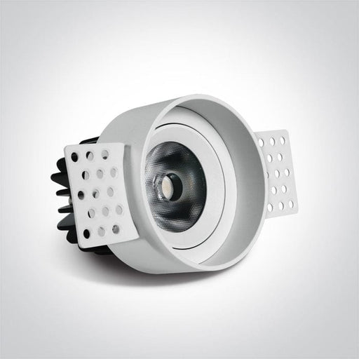 White Led 12w Warm White 700ma 38deg Trimless Dark Light Adjustable Spotlight SKU:11112T/W/W - Toplightco