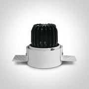 White Led 12w Warm White 700ma 38deg Trimless Dark Light Adjustable Spotlight SKU:11112T/W/W - Toplightco