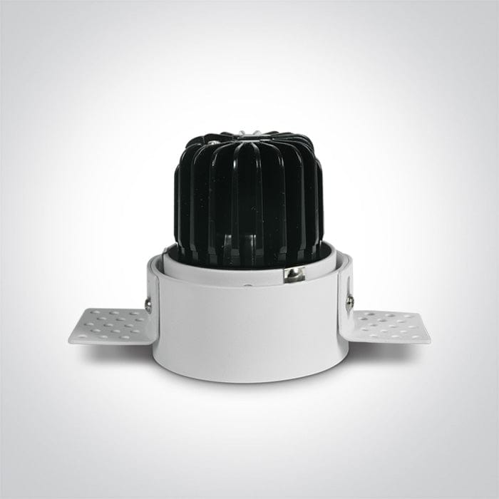 White Led 12w Warm White 700ma 38deg Trimless Dark Light Adjustable Spotlight SKU:11112T/W/W - Toplightco