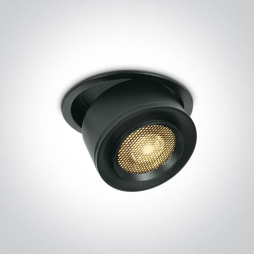 Black 15W LED zoomable 15°-45° adjustable downlight with removable honeycomb. 



Supplied with 350mA driver. 



 One Light SKU:11115G/B/W