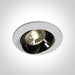 LED Downlight White Circular Warm White LED built in 1700lm 20W Die Cast One Light SKU:11120E/W/W - Toplightco