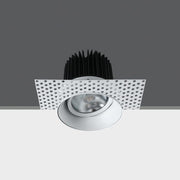 LED Downlight White Rectangular Cool White LED Dimmable 2200lm Aluminium One Light SKU:11130BT/W/C - Toplightco