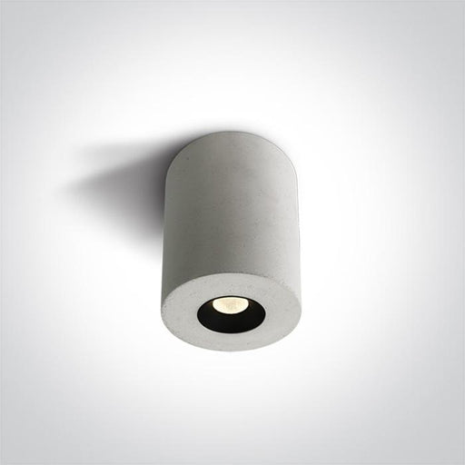Wall & Ceiling Light White Circular Warm White LED built in 350lm 4,5W Cement One Light SKU:12104M/W - Toplightco