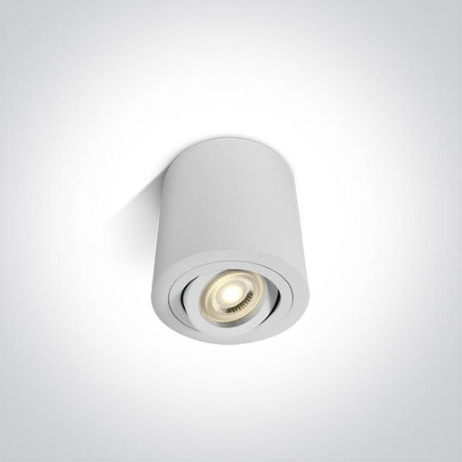 Wall & Ceiling Light White Circular Dimmable Replaceable lamp 10W Aluminium One Light SKU:12105AB/W - Toplightco