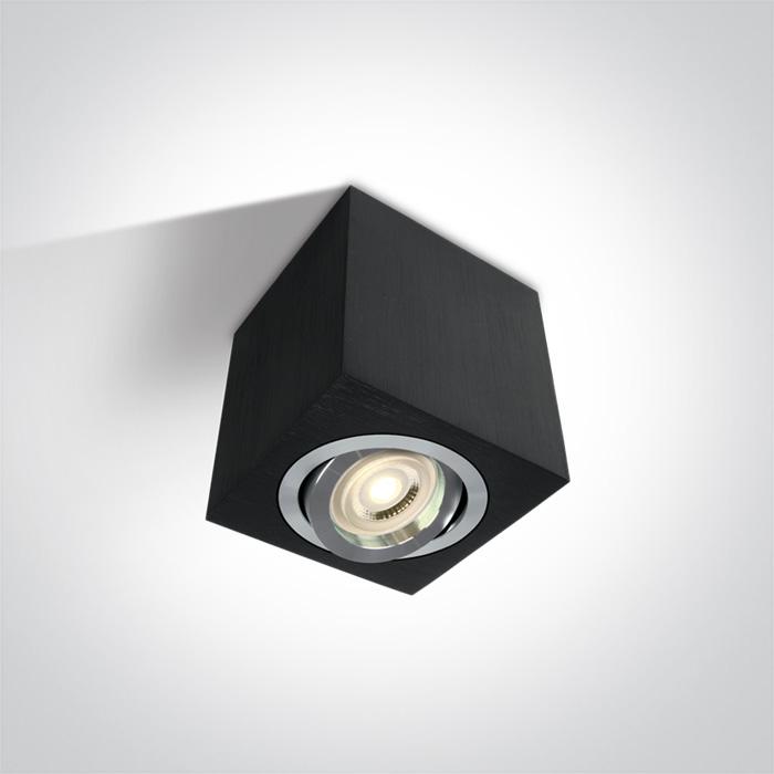 Wall & Ceiling Light Black Circular Dimmable Replaceable lamp 10W Aluminium One Light SKU:12105AC/B - Toplightco