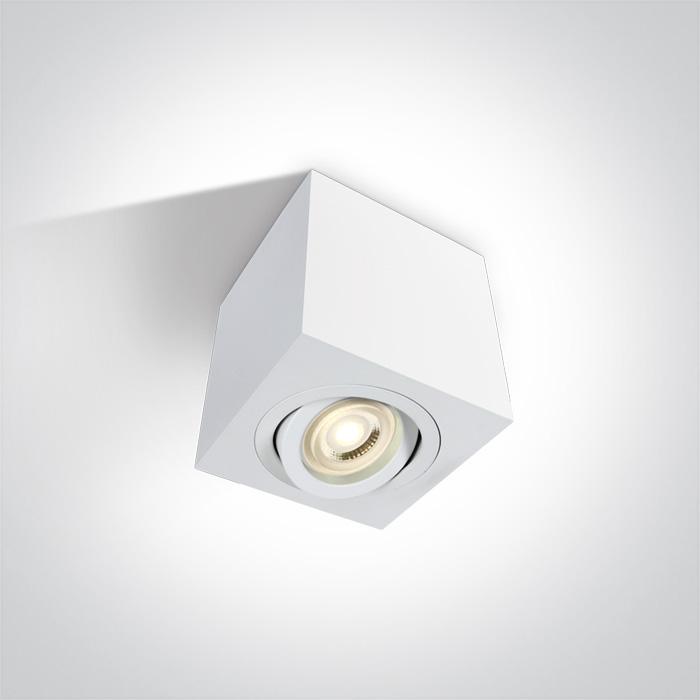 Wall & Ceiling Light White Circular Dimmable Replaceable lamp 10W Aluminium One Light SKU:12105AC/W - Toplightco