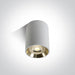 Wall & Ceiling Light White-Gold Circular Replaceable lamp 10W Aluminium One Light SKU:12105AL/W/GL - Toplightco