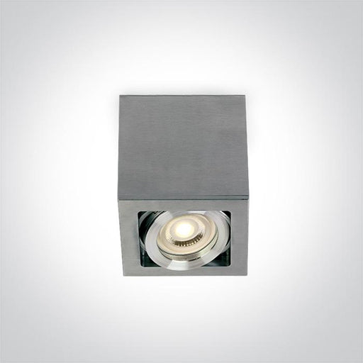 Wall & Ceiling Light Aluminium Circular Dimmable Replaceable lamp 35W Natural Aluminium One Light SKU:12105B/AL - Toplightco