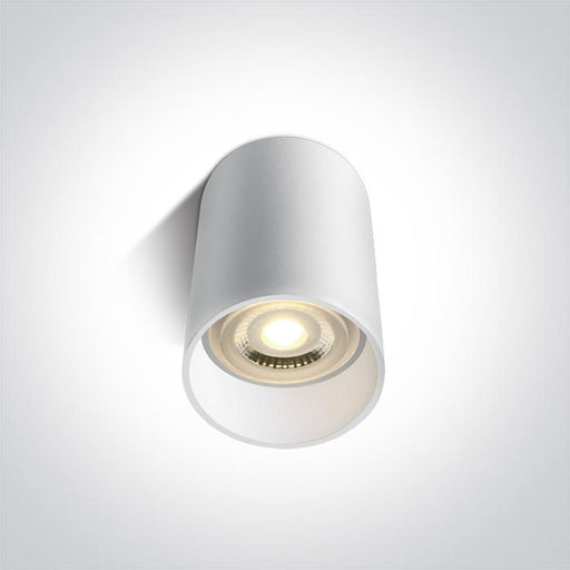 Wall & Ceiling Light White Circular Replaceable lamp 20W Aluminium One Light SKU:12105E/W - Toplightco