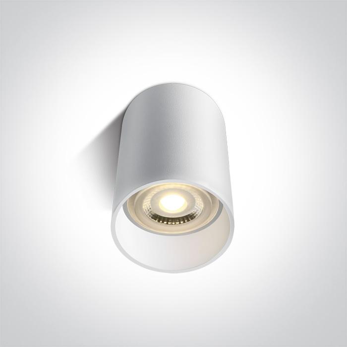 Wall & Ceiling Light White Circular Replaceable lamp 20W Aluminium One Light SKU:12105E/W - Toplightco