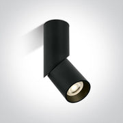 Black Gu10 10w Dark Light Adjustable Ceiling Light SKU: 12105E4/B - Toplightco