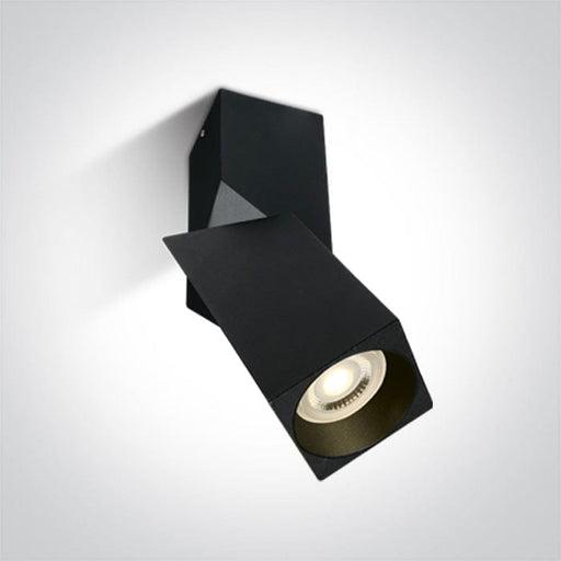 Black Adjustable Ceiling Light Gu10 10w Dark Light SKU: 12105E6/B - Toplightco