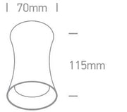 Wall & Ceiling Light White Circular Replaceable lamp 10W Aluminium One Light SKU:12105F/W - Toplightco