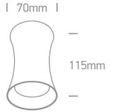 Brushed Brass Gu10 Ceiling Light 100-240v Dark Light - Toplightco