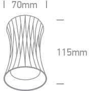 Copper Gu10 10w 100-240v Dark Light - Toplightco