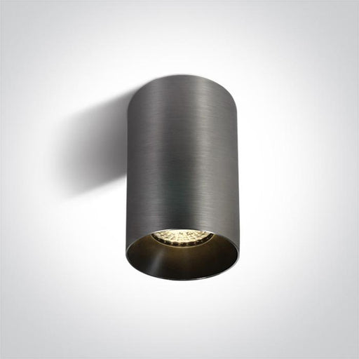 Wall & Ceiling Light Metal Grey Circular Replaceable lamp 10W Aluminium One Light SKU:12105M/MG - Toplightco