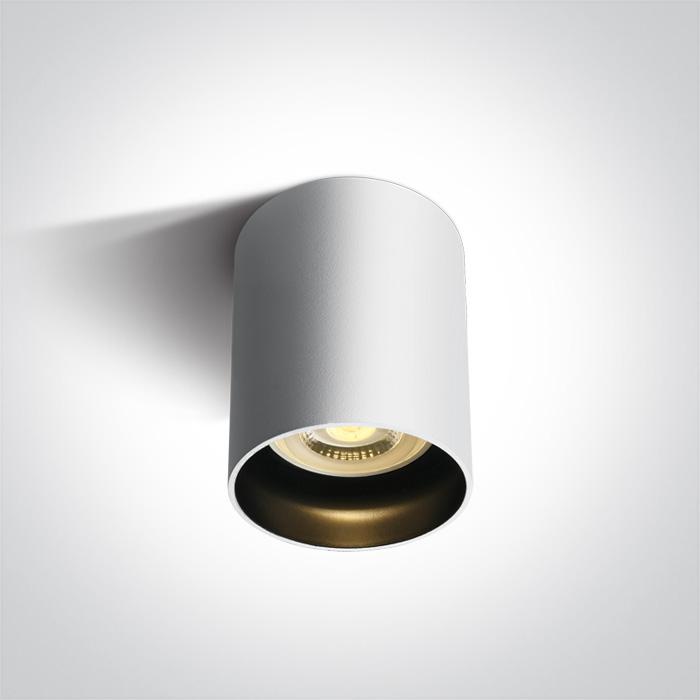Wall & Ceiling Light White Circular Replaceable lamp 10W Aluminium One Light SKU:12105N/W - Toplightco