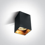 Wall & Ceiling Light Black Rectangular Replaceable lamp 10W Aluminium One Light SKU:12105NA/B - Toplightco