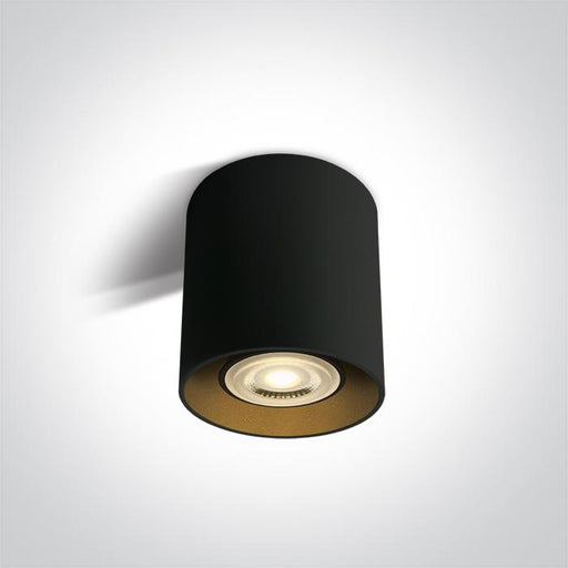 Wall & Ceiling Light Black Circular Replaceable lamp 10W Aluminium One Light SKU:12105T/B - Toplightco