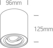 Wall & Ceiling Light Black Circular Replaceable lamp 10W Aluminium One Light SKU:12105Y/B - Toplightco