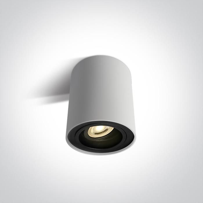 Wall & Ceiling Light White Circular Replaceable lamp 10W Aluminium One Light SKU:12105Y/W - Toplightco