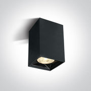 Wall & Ceiling Light Black Rectangular Warm White LED built in 480lm 6W Aluminium One Light SKU:12106B/B/W - Toplightco