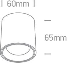 Wall & Ceiling Light Black Circular Warm White LED built in 500lm 7W Aluminium One Light SKU:12107K/B/W - Toplightco