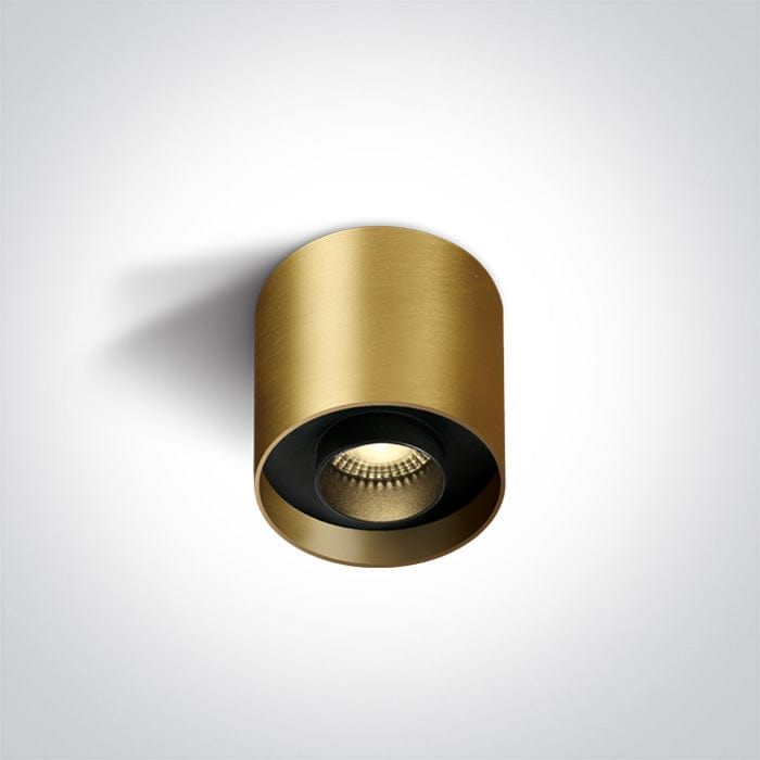 Brushed Brass Led 8w Warm White Ip20 230v Dark Light - Toplightco