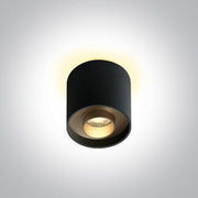 Black Backlit Led 8w Warm White Ip20 230v Dark Light - Toplightco