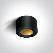 Black Cylinder Led 8w Warm White 230v Dark Light - Toplightco