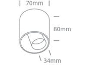 Black 8W LED adjustable ceiling light. 



Supplied with 700mA driver. 



 One Light SKU:12108T/B/W