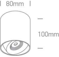 Wall & Ceiling Light White Circular Warm White LED Dimmable LED built in 640lm 8W Aluminium One Light SKU:12108X/W/W - Toplightco