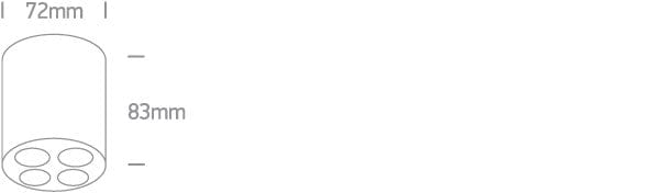 Black 10W Low Glare surface ceiling spotlight, IP20.
Complete with 700mA driver.
 One Light SKU:12110H/B/W